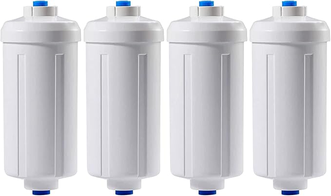 Huining 4PCS Fluoride and Arsenic Water Filter Replacement for Purification System - Gravity Filter for Travel and Bucket Filtration