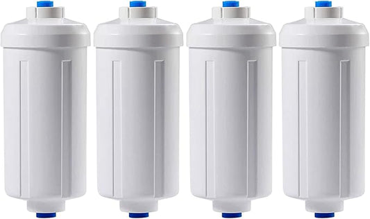 Huining 4PCS Fluoride and Arsenic Water Filter Replacement for Purification System - Gravity Filter for Travel and Bucket Filtration