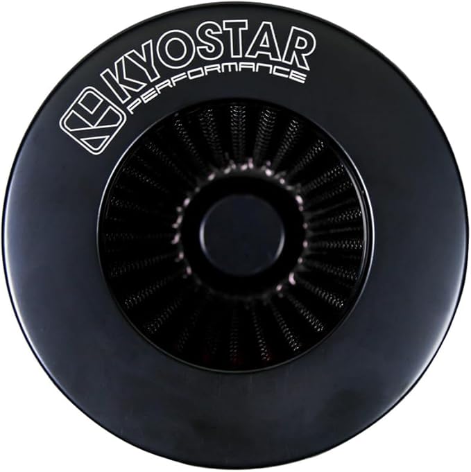 Kyostar Universal Black 3 Inch 76mm Air Intake Cone Filter Replacement Quality Dry Air Filter