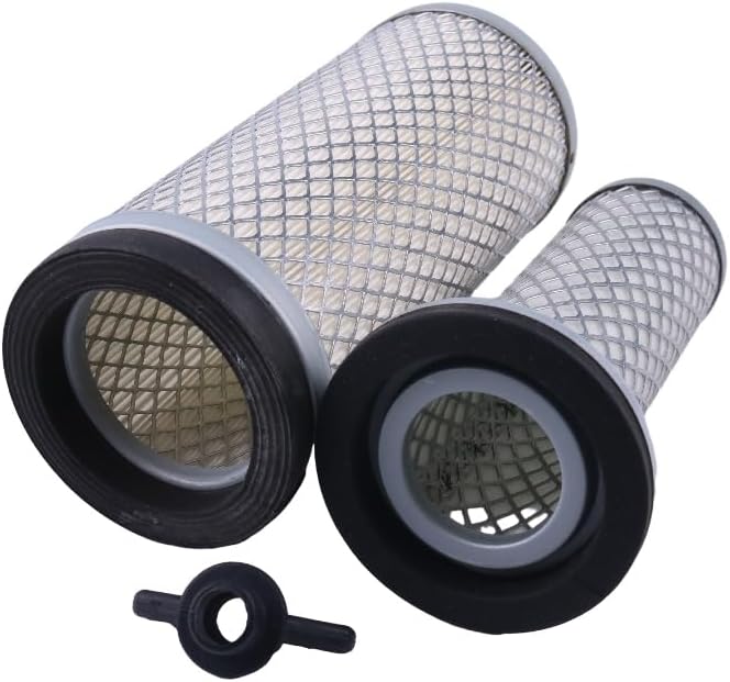 DVPARTS Air FIlter Combo AM108242 M94734 Compatible With John Deere Element 2243 322 332 430