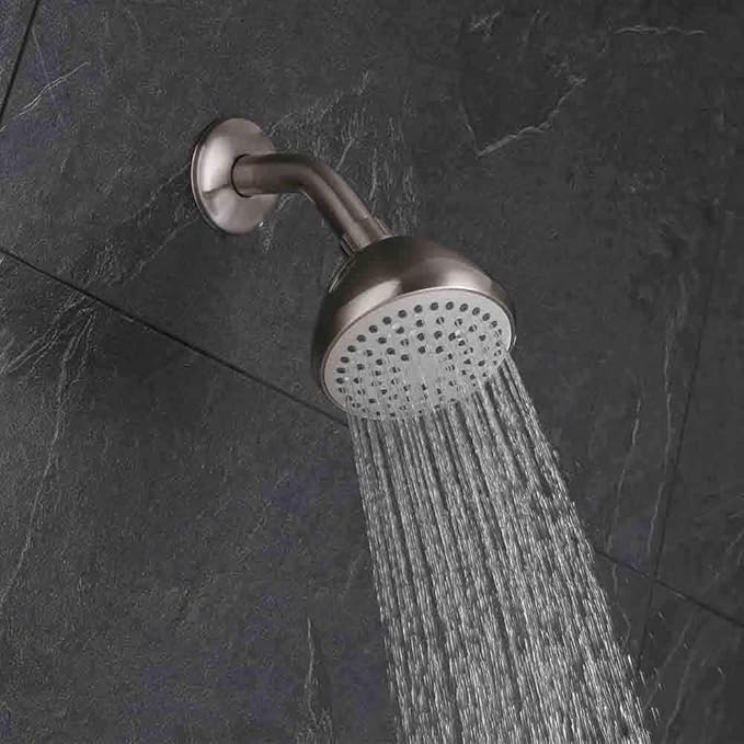 Shower Set with Trim Kit, Galim GL-SD, Shower Head & Faucet Set Complete with Valve, Shower Fixtures, Tub and Shower Trim Kit, Bathtub Shower Faucet set, Single Handle Pressure Balance, Brushed Nickel