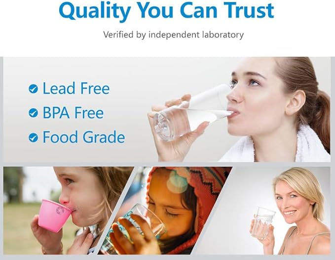 Reverse Osmosis Membrane 100GPD Water Filter Replacement for Reverse Osmosis System 11.75"x2" Under Sink RO Drinking Purify for House