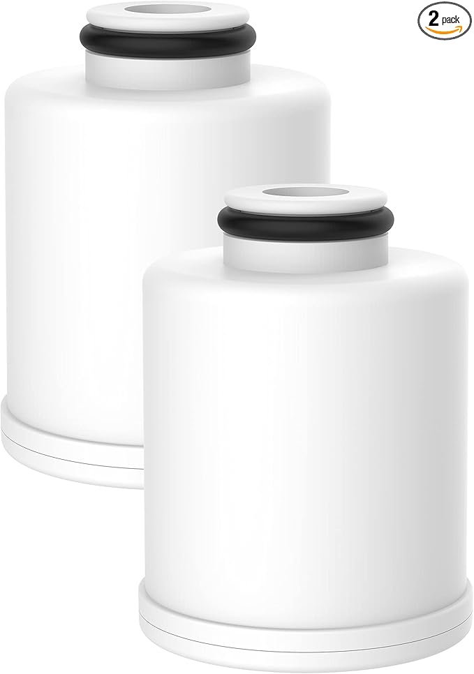 AQUA CREST FXSCH Shower Filter Replacement for GE®, Every 6 Months, White