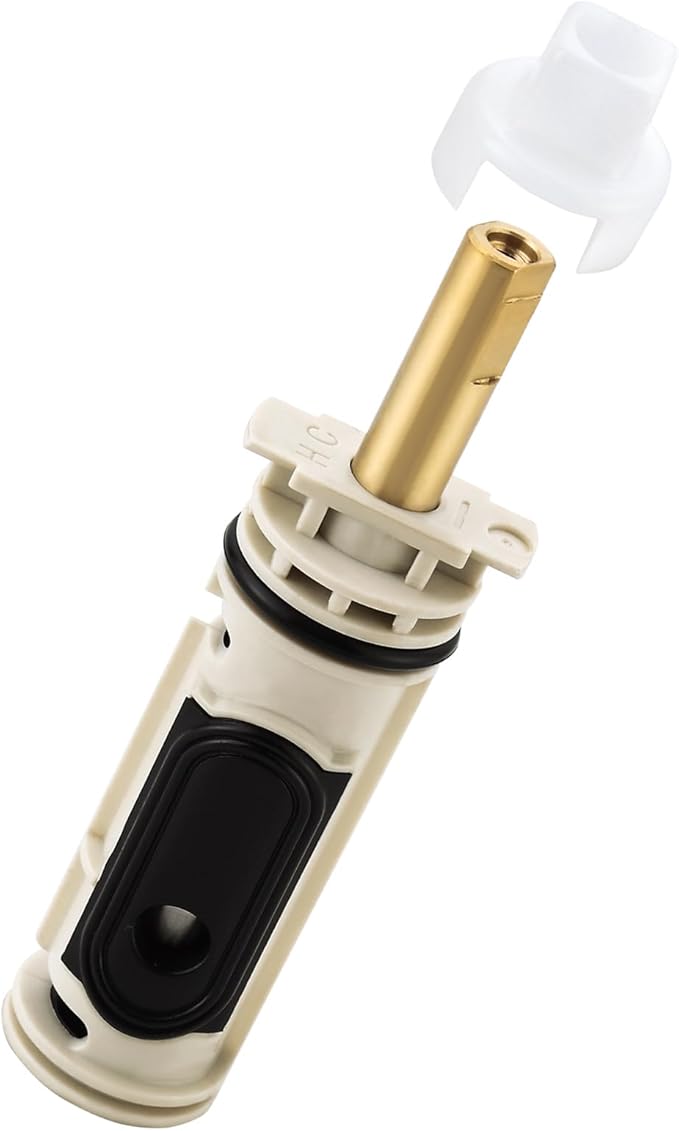 1222 Replacement Cartridge for Moen One-Handle Posi-Temp Shower Valve Cartridge, 1222 Replacement Cartridge Fits for Moen Posi-Temp Faucets and Tub Shower, Durable Brass & Plasti