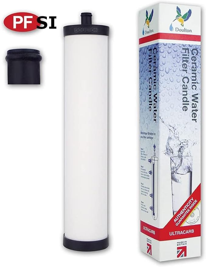 Doulton ¦ W9223031 ¦ UltraCarb SI Push Fit Drinking Water Filter with Scale Reduction. Compatible with Franke 03, 06 and Omni 4-in-1 Boiling Tap, Qettle 08, Carron Phoenix CP08 ¦ 1595 ¦