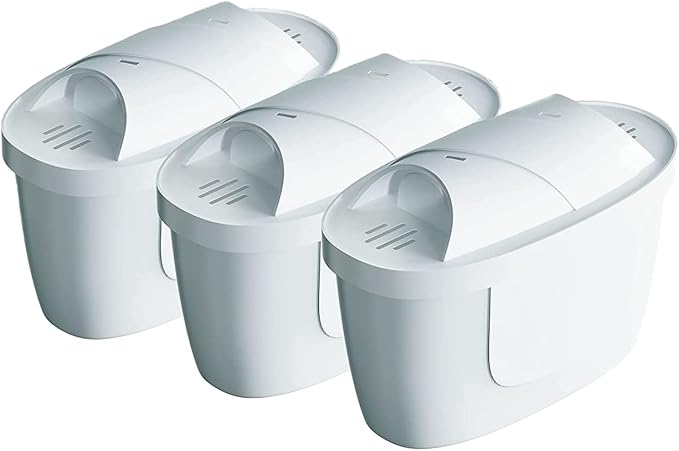 Alkaline Water Pitcher Replacement Cartridge – Universal Filter Element Improve PH, Healthy Drinking Water, 6-Stage Filtration & Hydration System To Purify, (Three Pack)