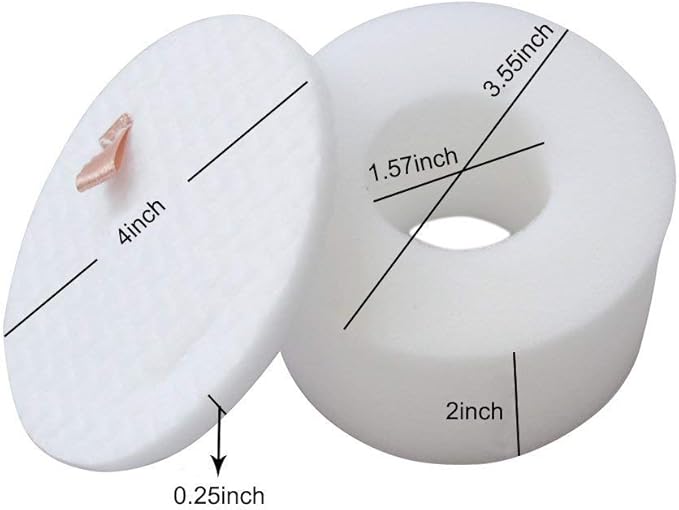 EZ SPARES Shark Rotator Powered Lift-Away Speed HEPA Filter & Foam & Felt Filter for Shark NV680, NV681, NV682, NV683, NV800, NV800W, NV801, NV803, UV810 Vacuums. Replaces Part # XHF680 & XFF680