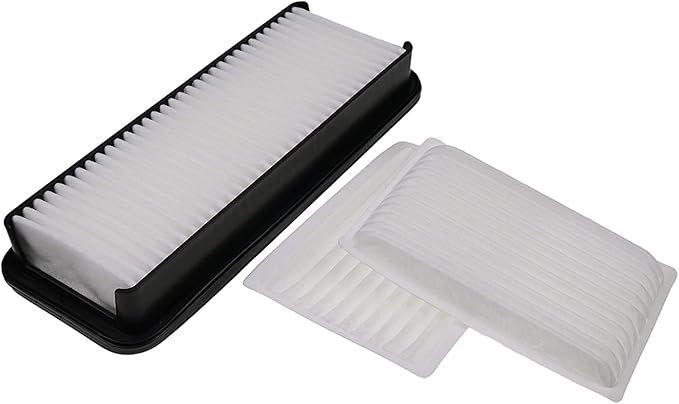 Cab Air Filter Kit T1855-71600 & 6A671-75090 014520-0804 Compatible with Kubota Tractor B2650 B3000 B3030 B3350 M5040 M5140 M6040 M7040 L3240 L3540 L3560 L3940 SVL75-2C SVL75C SVL90-2C SVL90C