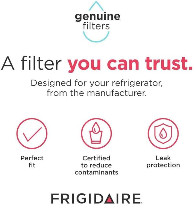 Frigidaire WF3CB Puresource3 Refrigerator Water Filter, White, 1 Count (Pack of 1)