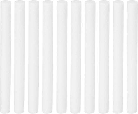 PATIKIL Humidifier Cotton Filter Sticks, 10 Pcs Refill Sticks Filter Wicks Replacement for USB Mini Humidifiers Portable Diffuser (3.15'' x 0.28''), White