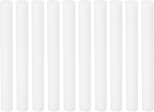 PATIKIL Humidifier Cotton Filter Sticks, 10 Pcs Refill Sticks Filter Wicks Replacement for USB Mini Humidifiers Portable Diffuser (3.94'' x 0.39''), White