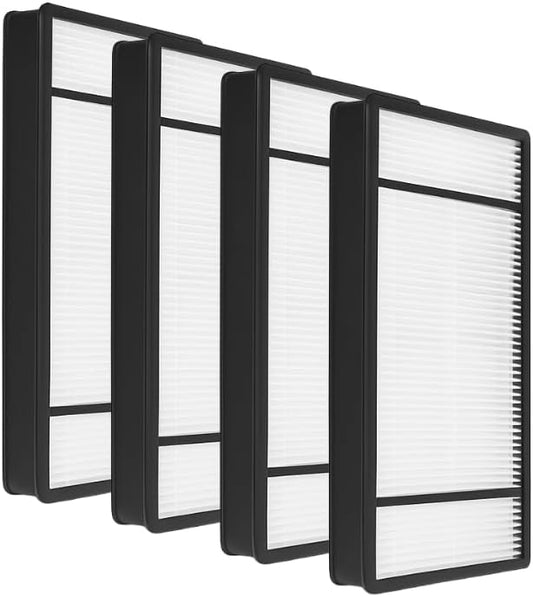 Nispira True HEPA Replacement Filter H Compatible with Honeywell HRF-H2 Fits Air Purifier Model HPA050, HPA150, HPA060, HPA160, HHT055, HHT155, 4 Packs