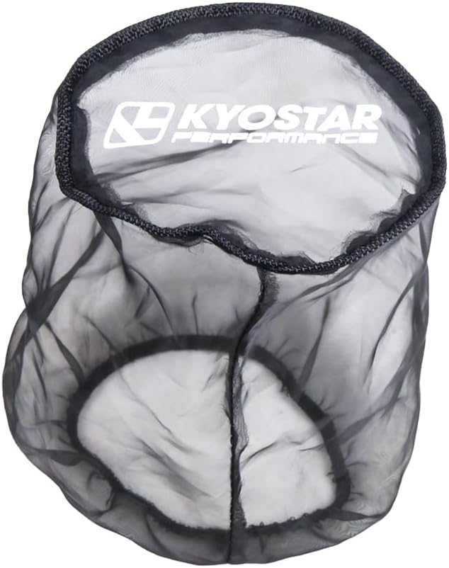 Kyostar Universal Air Filter Cover, Dustproof Cold Air Intake Filter Cover Wrap for Car, Air Intake Filter Sock Cover for High Flow Air Intake Filters