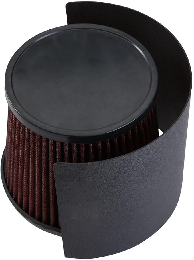 Kyostar Universal Steel Air Filter Heat Shield Cover Burning Air Intake Filter Cover for 2.5-3.5" Cone Filter (Black)