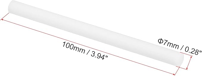 PATIKIL Humidifier Cotton Filter Sticks, 20 Pcs Refill Sticks Filter Wicks Replacement for USB Mini Humidifiers Portable Diffuser (3.94'' x 0.28''), White