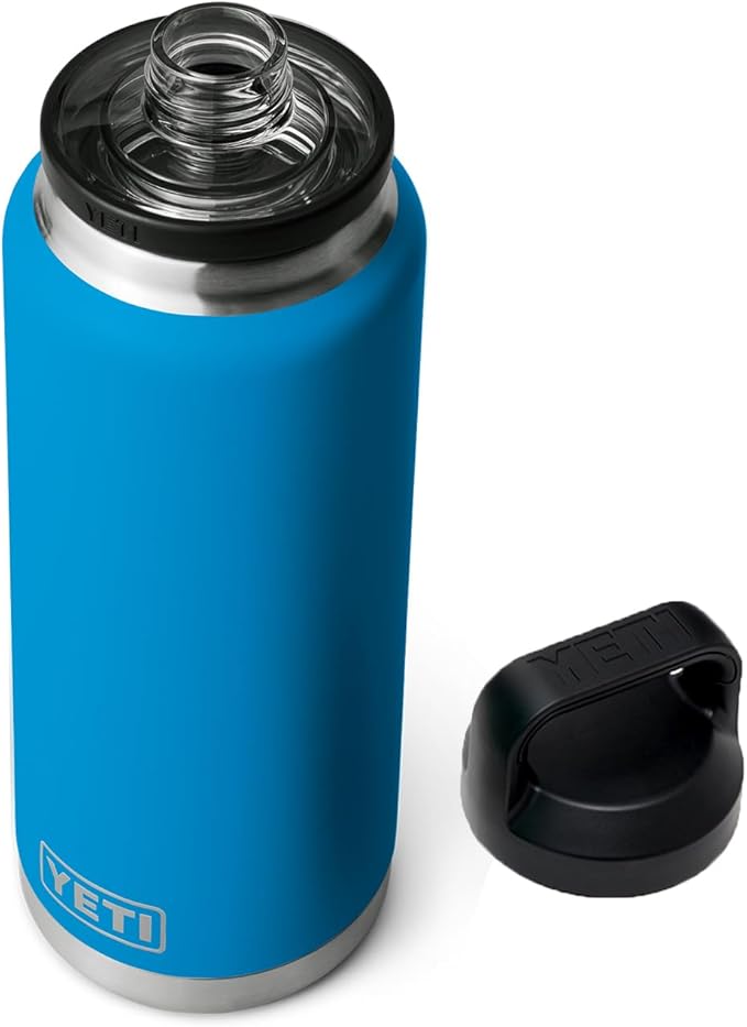 YETI Rambler 36 oz Bottle, Vacuum Insulated, Leakproof, Stainless Steel with Chug Cap