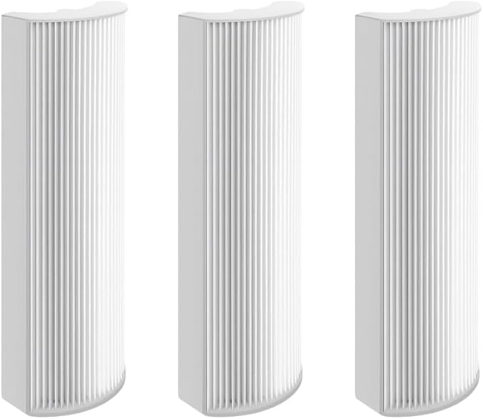 Nispira True HEPA Air Filter Replacement Compatible with Envion Therapure Air Purifier Models TPP220, TPP220F, TPP220H & TPP220M - 12.5” x 4.35” x 2.1” (3 Pack)