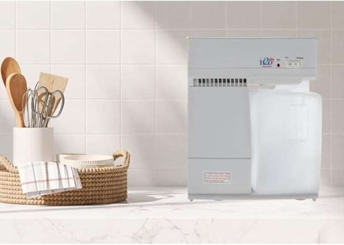 H2o Labs Model 200 is the Most Convenient and Lightweight Countertop Water Distiller for Home use with VOC Vent, Easy-Fill 1 Gallon Tap Water Reservoir and Food Safe Collection Container