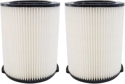 2 Pack VF4000 Filter Replacement for Ridgid for Shop Vac Wet Dry Vacuums 5-20 Gallon 72947 & for Husky 6-9 Gallon Vacuum Cleaners RV2400A RV2600B WD5500 WD0671