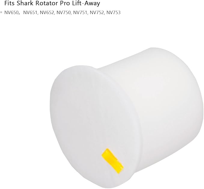 I-clean 2 Packs Replacement NV650 HEPA Foam & Felt Filters for Shark Rotator Powered Lift-Away Vacuum Cleaner, Compatible with Shark NV752,NV751,NV750,NV651,NV650,NV652 Replaces Part # XFF650 & XHF650