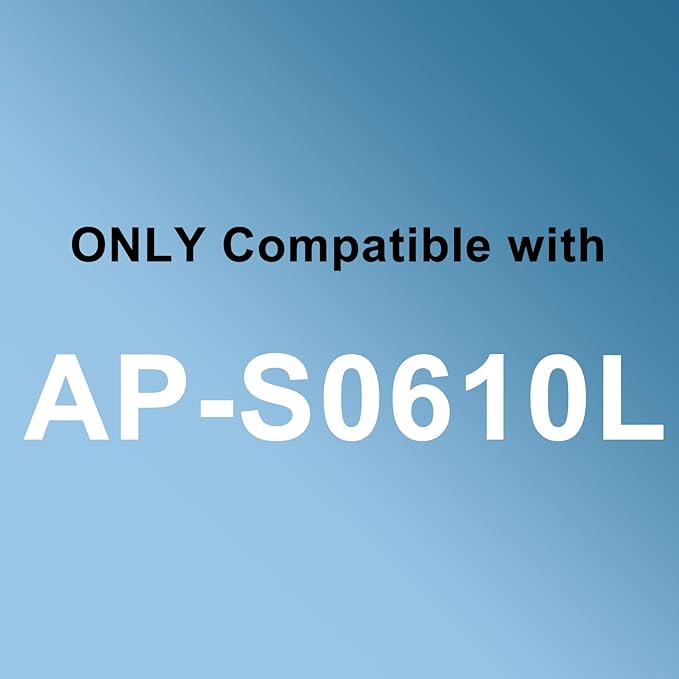 2-Pack AP-S0610L H13 True HEPA Filter Replacement Filter, Only Compatible with MOOKA AP-S0610L Air Purifier, for Large Rooms in Homes up to 1200 Square Feet (White)