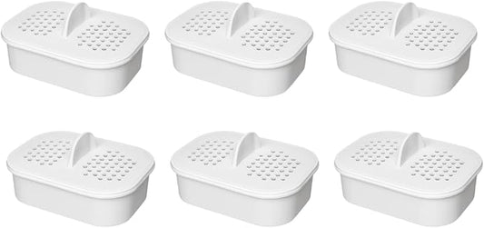 Nispira NFP-100 NFP100 Filter Replacement for Nakii Water Pitcher Dispenser Removes Chlorine, Lead, Odor, Color Reduce Water Hardness Pack of 6