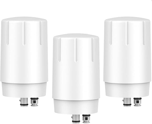 Faucets Filter Cartridge, Replacement for Faucet, 36311 On Tap Water Filtration System, FR-200, FF-100 Replacement, NSF Certified, White (Pack of 3)