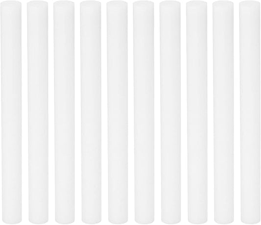 PATIKIL Humidifier Cotton Filter Sticks, 10 Pcs Refill Sticks Filter Wicks Replacement for USB Mini Humidifiers Portable Diffuser (4.72'' x 0.39''), White