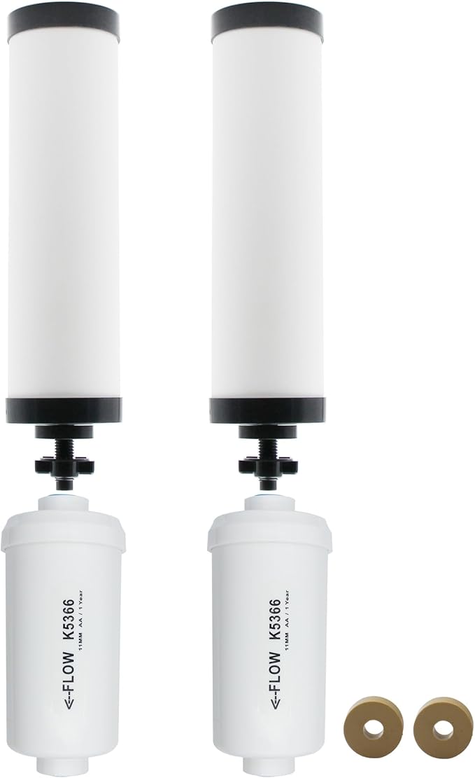 【Upgraded】Larayci Ceramic Filter & Fluoride Filter Replacement for Berkey® BB9-2 Black Filters & PF-2 Fluoride Filters, Compatible with Berkey® Gravity Water Filter System, Combo Pack
