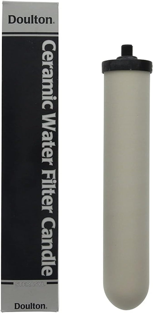 Doulton ¦ W9120562 ¦ 10" Sterasyl ¦ Authentic Drinking Water Ceramic Replacement Candle Element Filter ¦ 9204 ¦ White ¦ NSF Certified ¦ BSP Thread ¦
