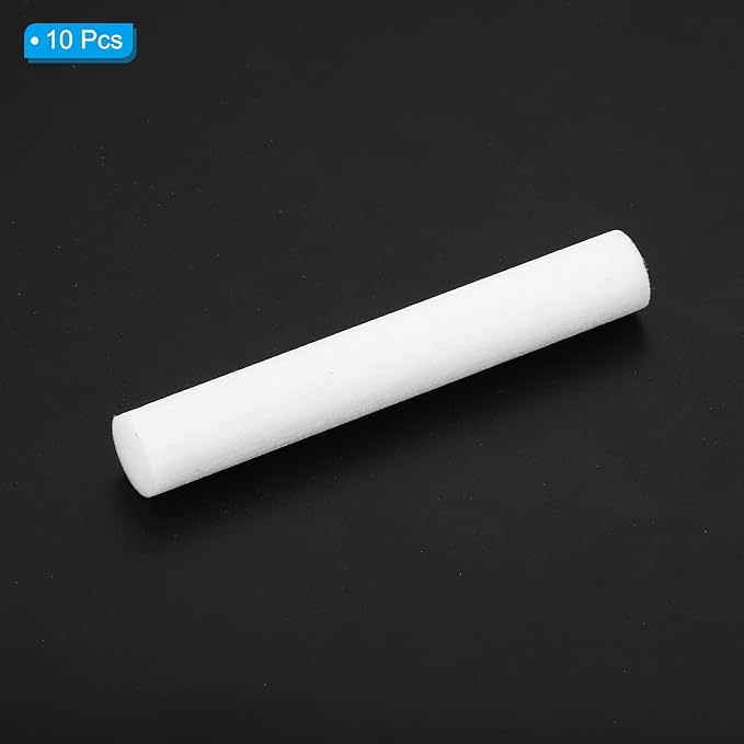 PATIKIL Humidifier Cotton Filter Sticks, 10 Pcs Refill Sticks Filter Wicks Replacement for USB Mini Humidifiers Portable Diffuser (2.76'' x 0.39''), White