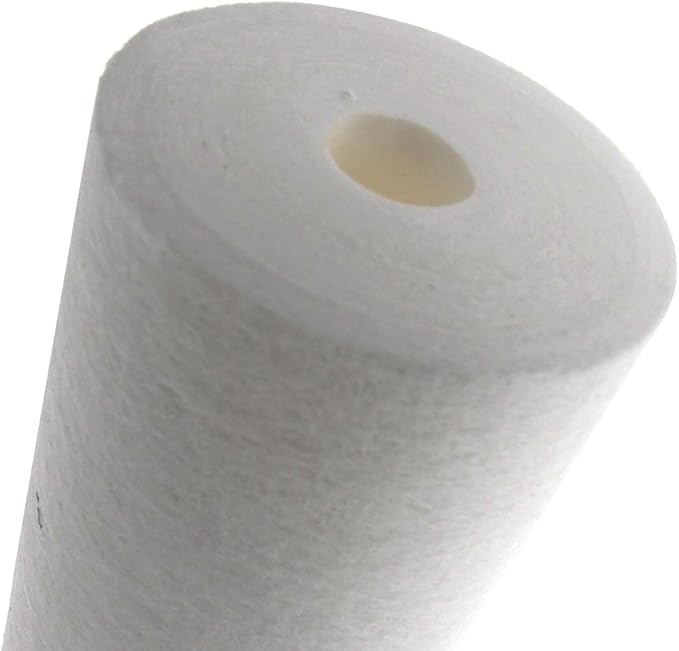 Tier1 10 Micron 10 Inch x 4.5 Inch | 12-Pack Spun Wound Polypropylene Whole House Sediment Water Filter Replacement Cartridge | Compatible with Hydronix SDC-45-1010, SDF-45-1010, Home Water Filter