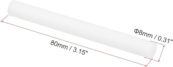 PATIKIL Humidifier Cotton Filter Sticks, 10 Pcs Refill Sticks Filter Wicks Replacement for USB Mini Humidifiers Portable Diffuser (3.15'' x 0.31''), White