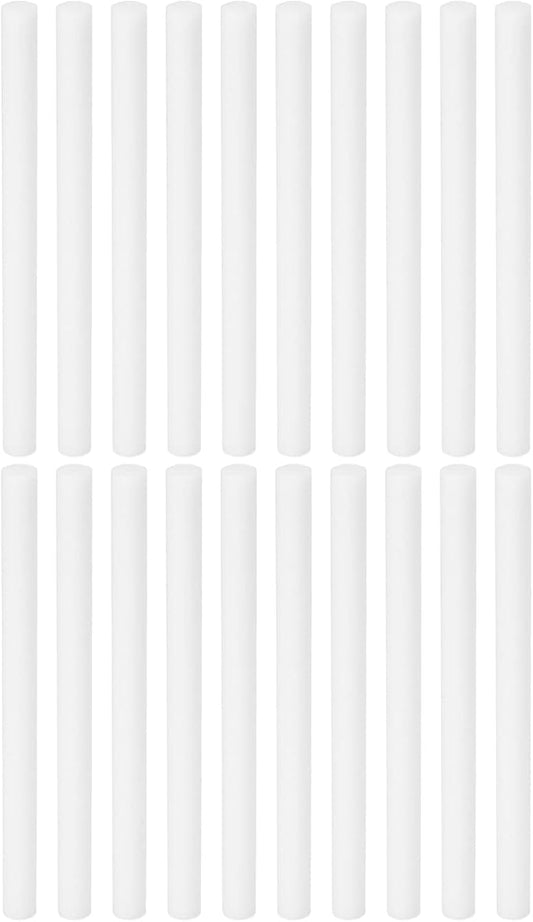 PATIKIL Humidifier Cotton Filter Sticks, 20 Pcs Refill Sticks Filter Wicks Replacement for USB Mini Humidifiers Portable Diffuser (3.94'' x 0.28''), White