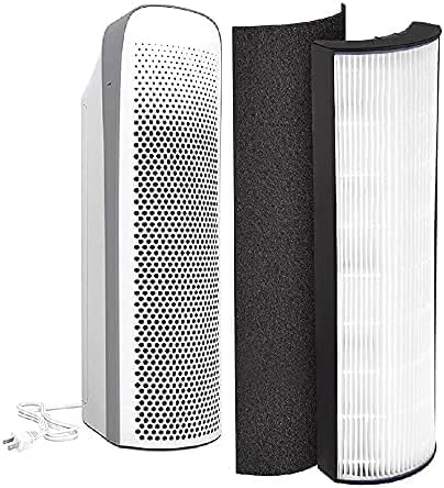 Nispira 2-in-1 True HEPA Replacement Filter PETWRFIL For Pure Enrichment PureZone Elite 4-IN-1 Tower Air Purifier PEAIRTWR. 2 Packs