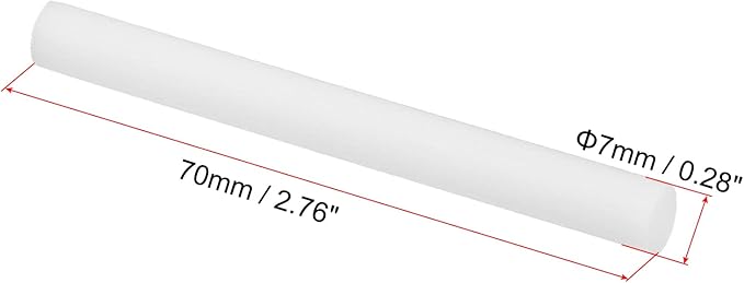 PATIKIL Humidifier Cotton Filter Sticks, 10 Pcs Refill Sticks Filter Wicks Replacement for USB Mini Humidifiers Portable Diffuser (2.76'' x 0.28''), White