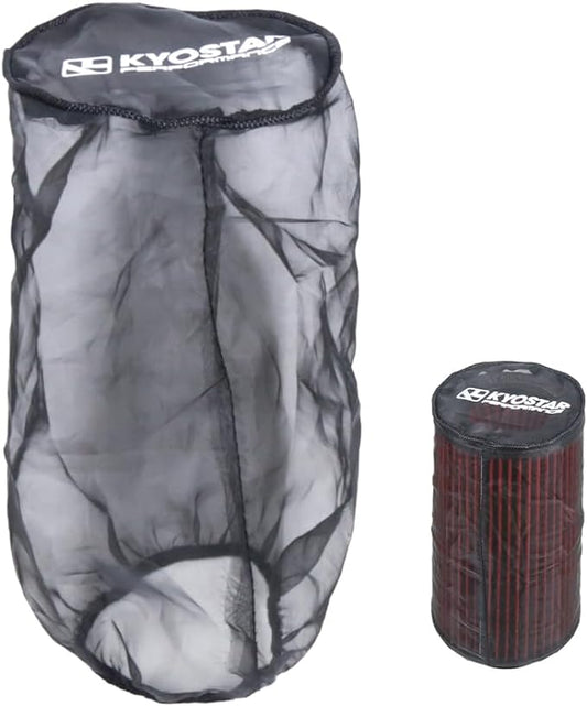 Kyostar Universal 9 Inch Air Filter Cover, Dustproof Cold Air Intake Filter Cover Wrap for Car, Air Intake Filter Sock Cover for High Flow Air Intake Filters