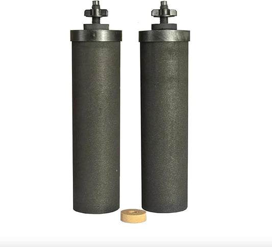 Authentic CB9 Clearbrook 9-Inch Gravity-Fed Water Filter Systems, Replacement For Berkey BB9-2 High-Performance Water Filtration, No Electricity Needed (Set of 2)