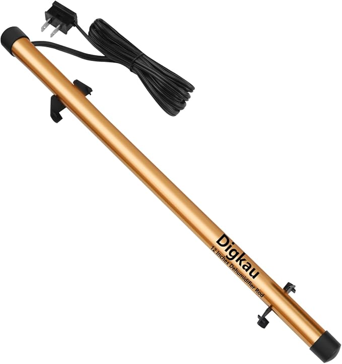 Gun Safe Dehumidifier Rod - High Power, Easy Installation Plug-in Dehumidifier, Superior Moisture, Keep Dry for Gun Safes,Cabinets, Closets (12in)