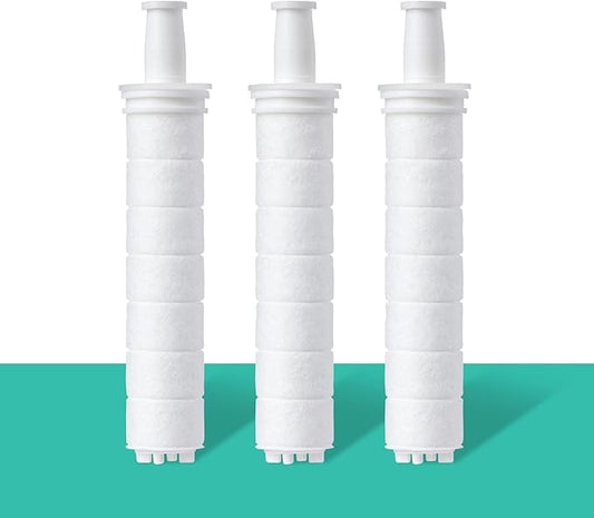 Sediment Filter for Barumi Pluo Showerhead | 3-Pack, Removes Rust and Impurities from Tap Water, Filters Fine Particles, Promotes Healthy Skin and Hair, Easy Installation