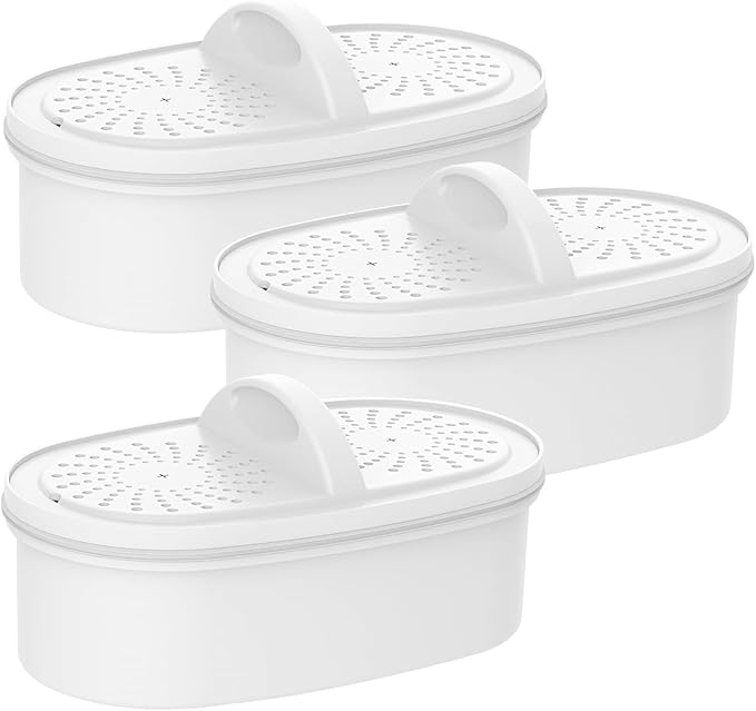 Replacement for All Waterdrop Pitcher and Dispenser Filtration Systems, Fits Waterdrop WD-PF-01A Plus, Reduces PFAS, PFOA/PFOS, Chlorine, Last Up to 200 Gallons (Pack of 3), AQUA CREST