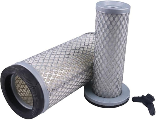 DVPARTS Air FIlter Combo AM108242 M94734 Compatible With John Deere Element 2243 322 332 430