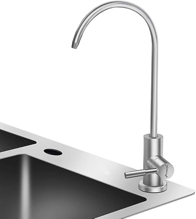 Frizzlife RO Water Filter Faucet- Drinking Water Faucet fits Most Reverse Osmosis Water Filtration System-SUS304 Stainless Steel with Brushed Nickel