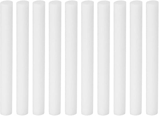 PATIKIL Humidifier Cotton Filter Sticks, 10 Pcs Refill Sticks Filter Wicks Replacement for USB Mini Humidifiers Portable Diffuser (2.76'' x 0.28''), White