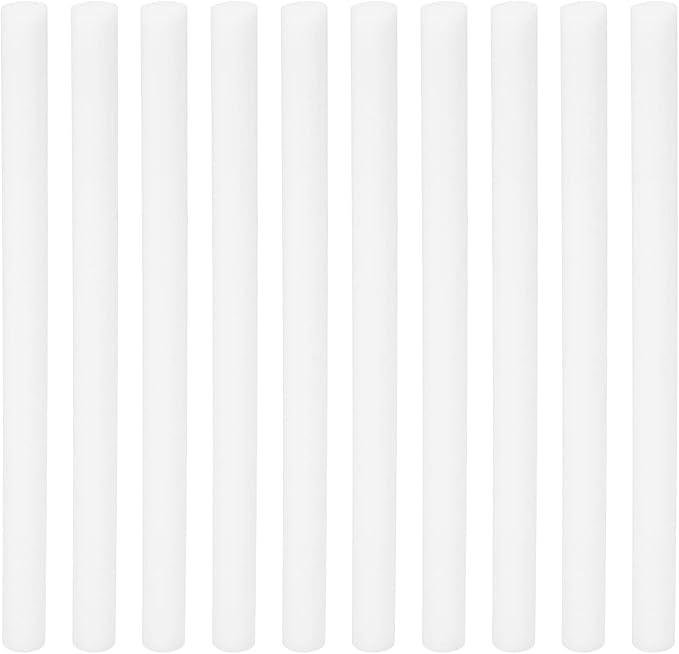 PATIKIL Humidifier Cotton Filter Sticks, 10 Pcs Refill Sticks Filter Wicks Replacement for USB Mini Humidifiers Portable Diffuser (6.3'' x 0.39''), White