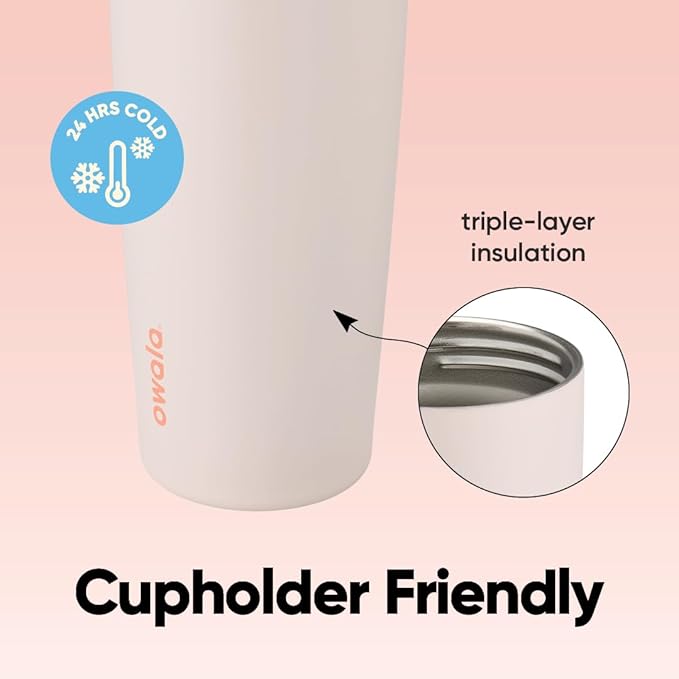 Owala FreeSip Sway - Stainless Steel - 30-oz. -Orng/Tn(Sparkling Sherbet)