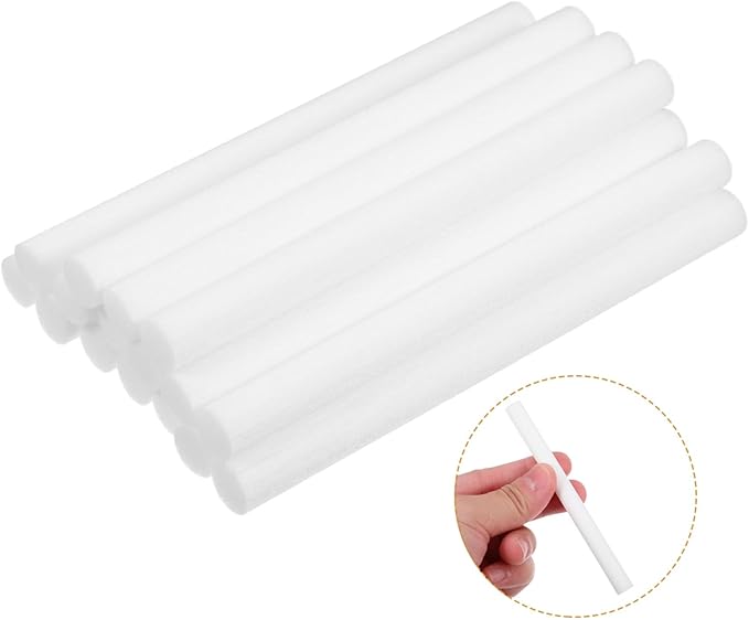 Hemoton 50pcs Humidifier Parts Accessories Filter Cotton Core Aromatherapy Stick Diffuser Wand