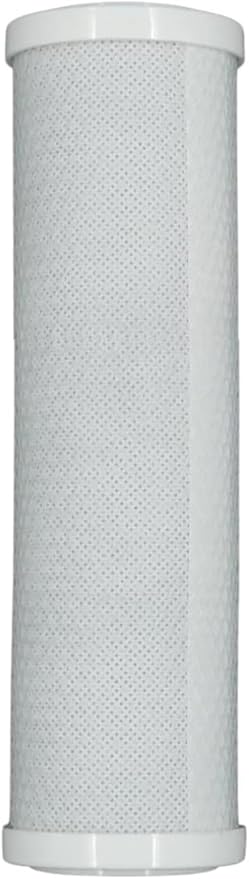 IPW Industries Inc. 2-Pack 5 Micron Activated Carbon Block Water Filter Cartridge - Premium 10" x 2.5" Water Filter Replacement for Whole House System