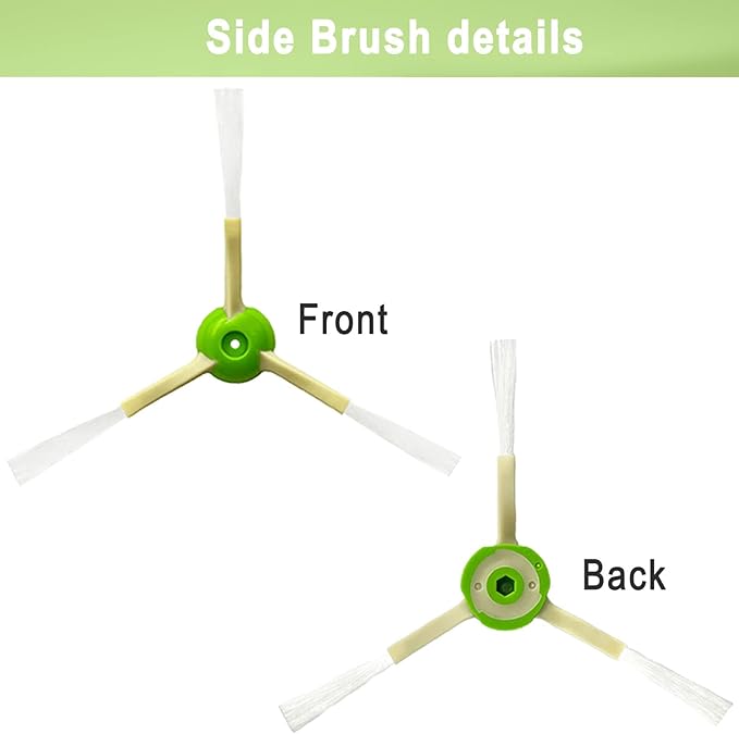 22 Pack Replacement Parts for iRobot Roomba i7 i7+ i3 i3+ i4 J7J7+/Plus i6 i6+ i5+j5+ i8 +/Plus E5 E6 E7 I & E & J Series Vacuum Cleaner, 2 Set of Roller Brush & 10 Filters & 10 Side Brushes