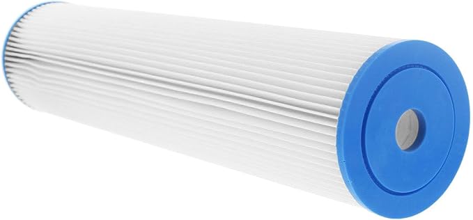 5 Micron 20 Inch x 4.5 Inch | 2-Pack Pleated Polyester Whole House Sediment Replacement Cartridge | Compatible with Watts WPC5FF20, Hydronix SPC-45-2005 | Made in the USA, US Water Filters